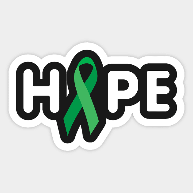 Lymphoma Hope Premium Sticker by mangobanana